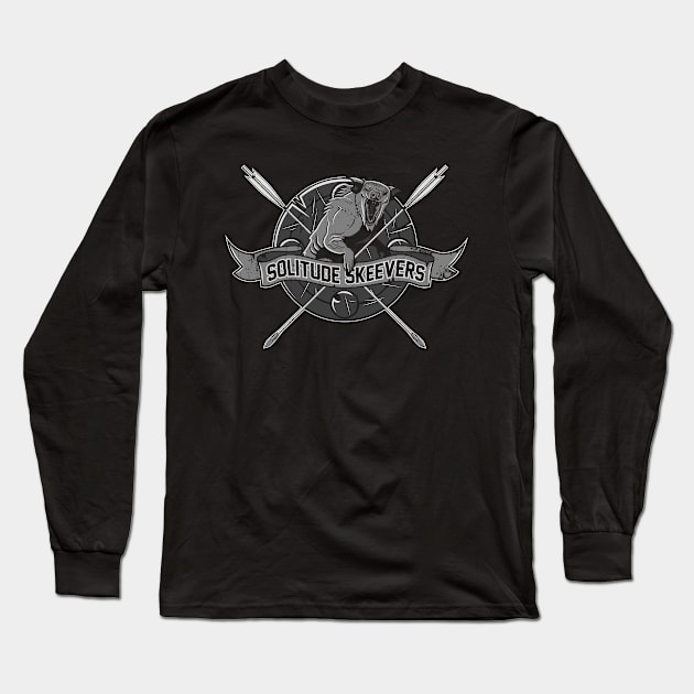 Solitude Skeevers Long Sleeve T-Shirt by synaptyx